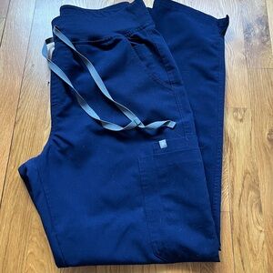 Figs Yola Skinny Leg Navy Colored MEDIUM Scrub Pants